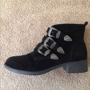 Black Western style booties.